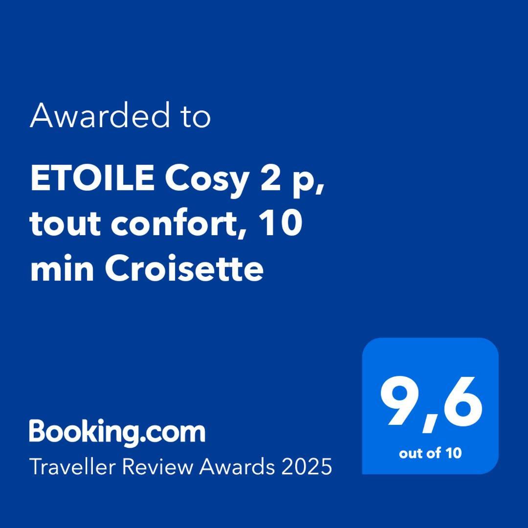 Etoile Cosy 2 P, Tout Confort, 10 Min Croisette Cannes Exterior foto